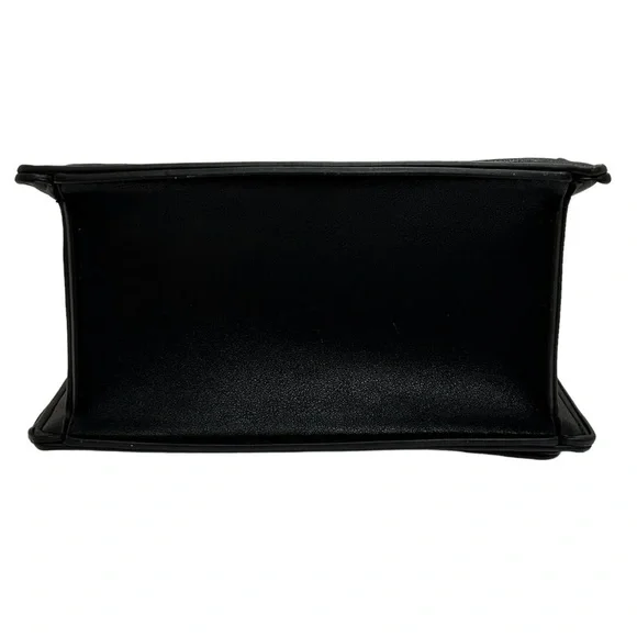 BETSEY JOHNSON Stadium bag Embellished Bow Black Clear Silver bling Like new - Picture 13 of 15